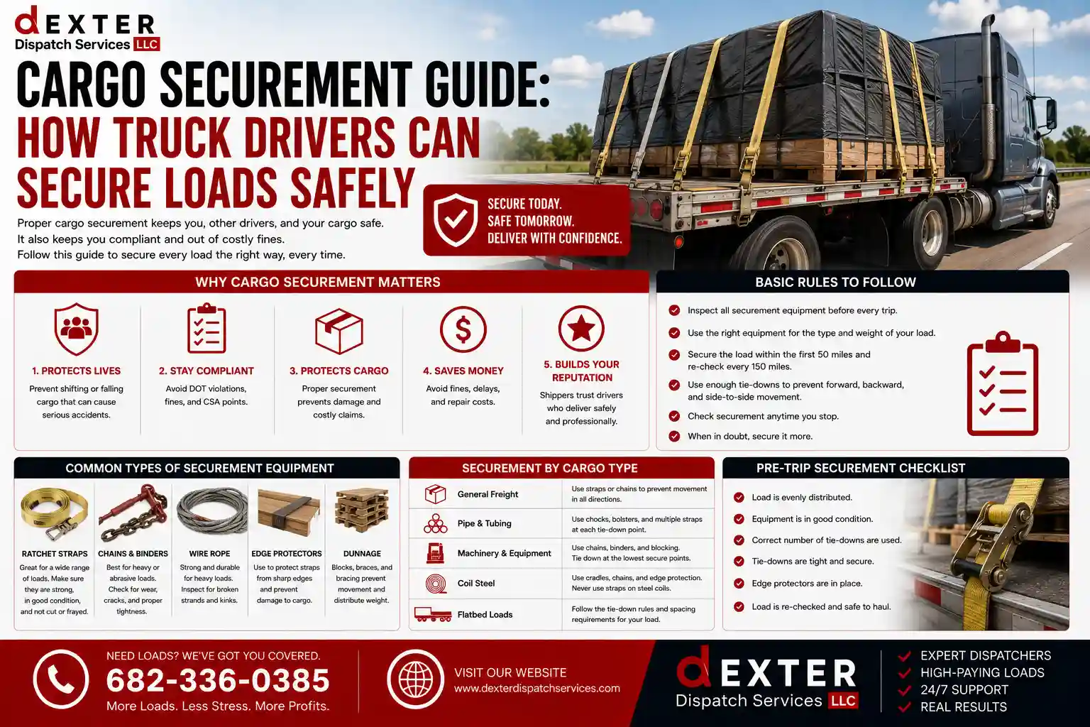 Cargo Securement Guide How Truck Drivers Can Secure Loads Safely