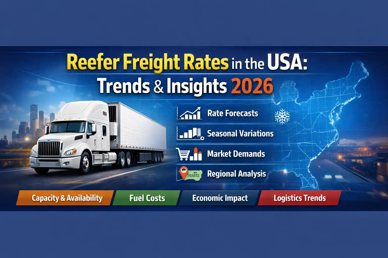 Reefer Freight Rates in the USA: Trends & Insights 2026