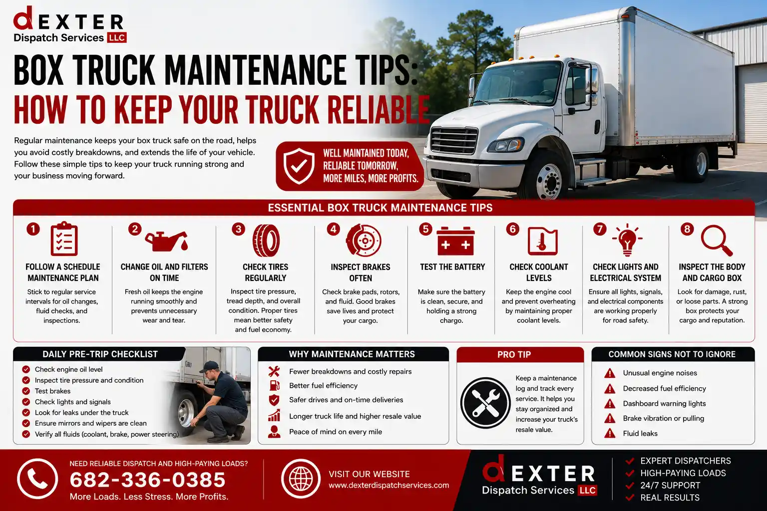 Box Truck Maintenance Tips: How to Keep Your Truck Reliable