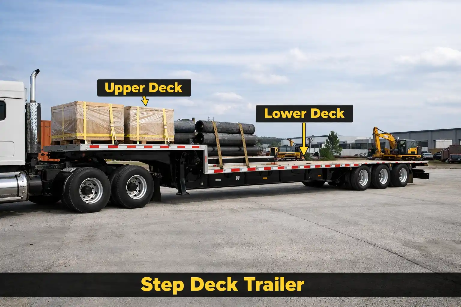 What Is a Step Deck Trailer in Trucking?