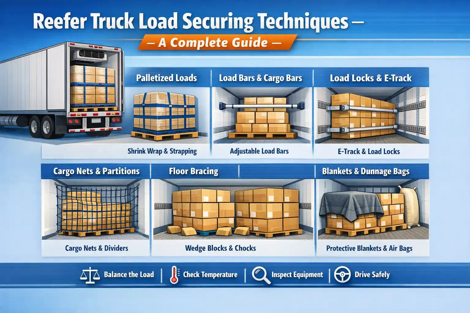 Reefer Truck Load Securing Techniques – A Complete Guide