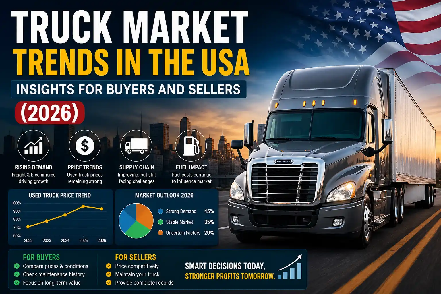 Truck Market Trends in the USA Insights for Buyers and Sellers (2026)
