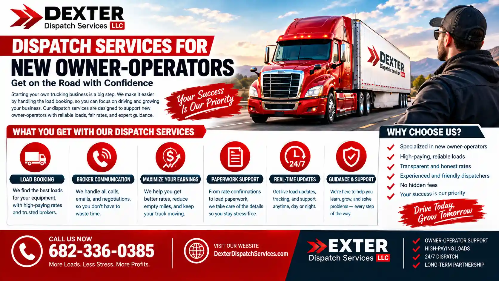 Dispatch Services for New Owner-Operators