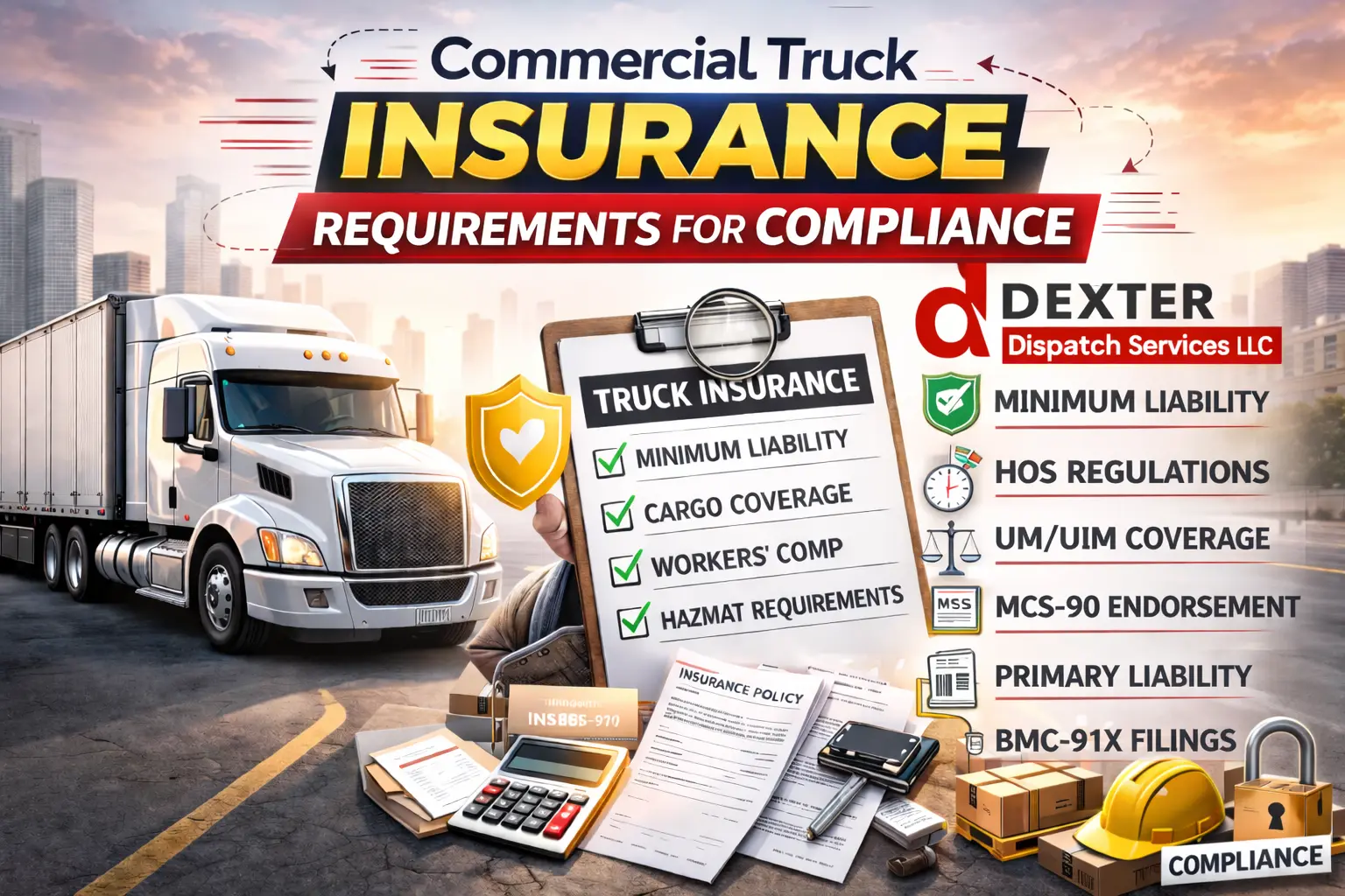 Commercial Truck Insurance Requirements for Compliance