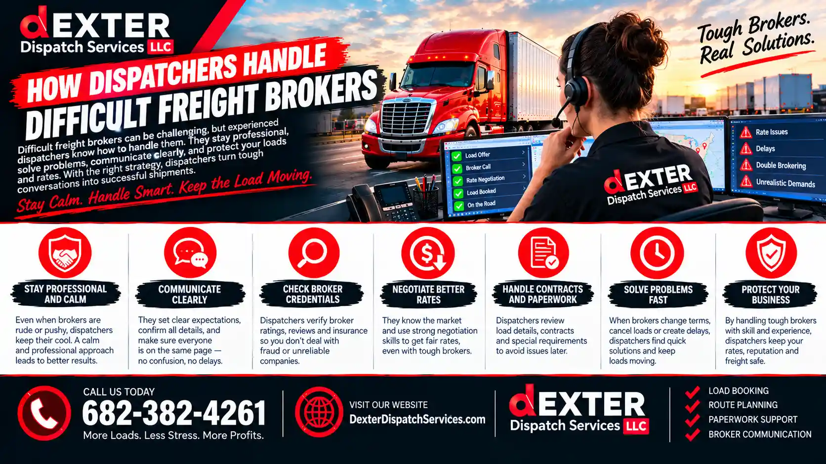 How Dispatchers Handle Difficult Freight Brokers