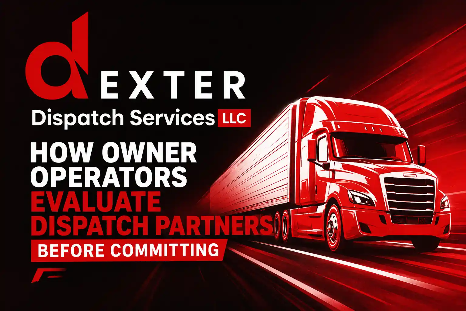 How Owner Operators Evaluate Dispatch Partners Before Committing