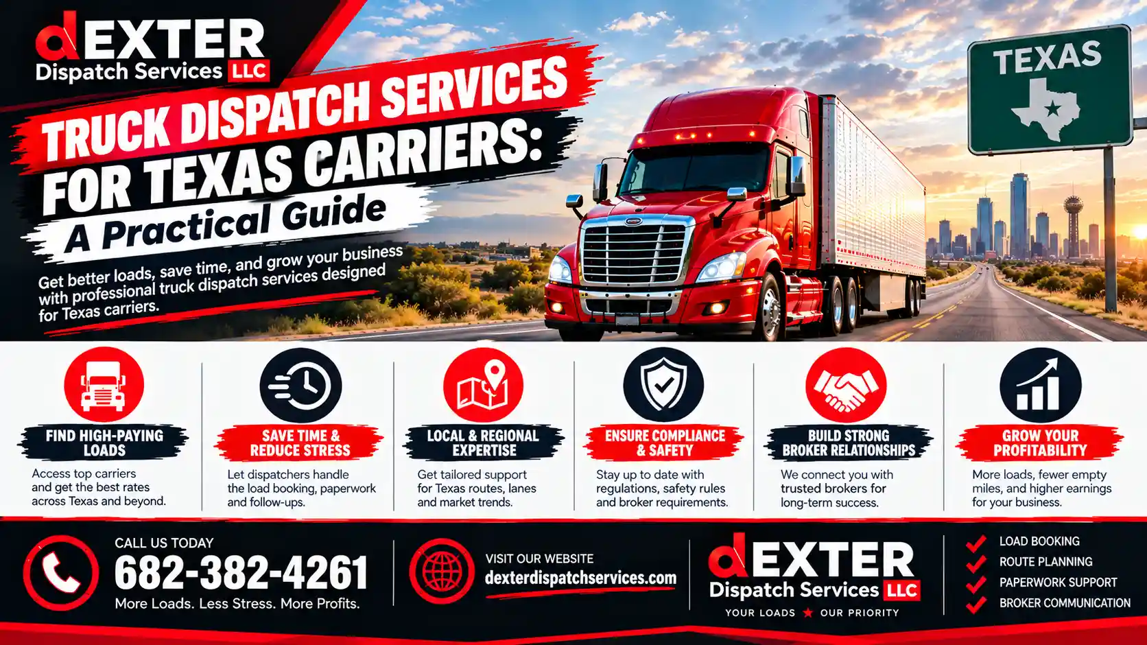 Texas Truck Dispatch Guide Banner