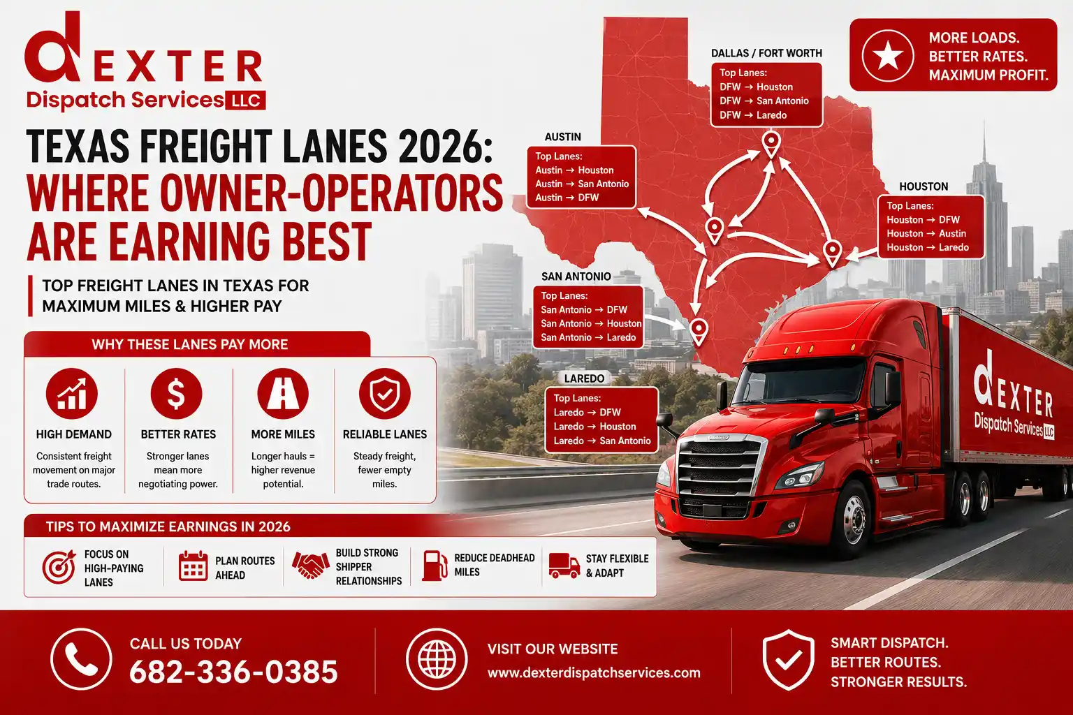 Texas freight lanes 2026