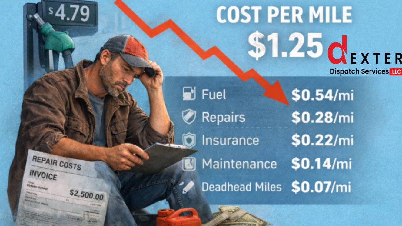 The Real Cost Per Mile in Trucking – Why Profit Still Feels Out of Reach